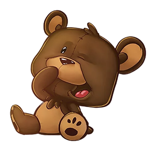 🐻 Стикер «Мишка Teddy» для Telegram