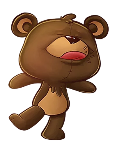 🐻 Стикер «Мишка Teddy» для Telegram