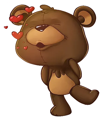 🐻 Стикер «Мишка Teddy» для Telegram