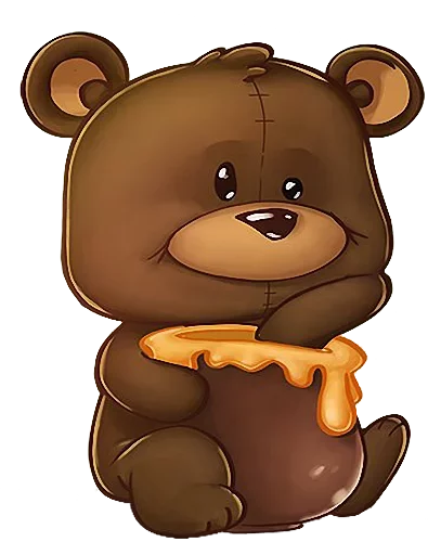 😂 Стикер «Мишка Teddy» для Telegram