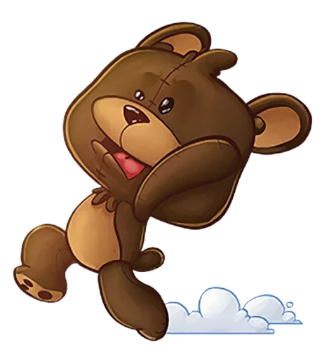 🐻 Стикер «Мишка Teddy» для Telegram