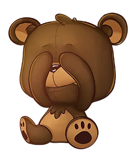 😓 Стикер «Мишка Teddy» для Telegram