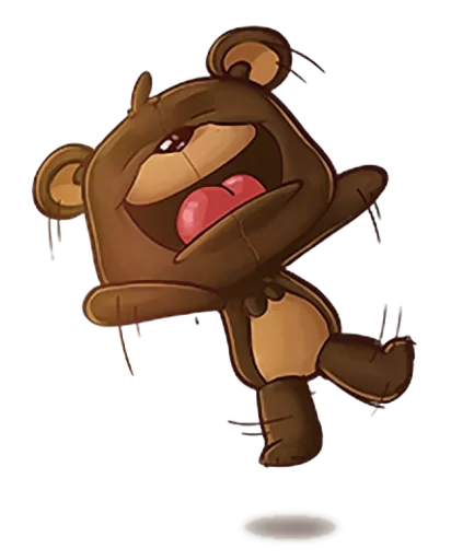 😌 Стикер «Мишка Teddy» для Telegram