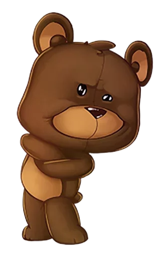😝 Стикер «Мишка Teddy» для Telegram