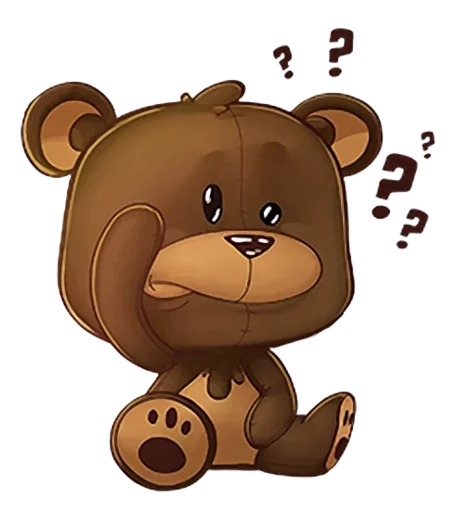 😣 Стикер «Мишка Teddy» для Telegram