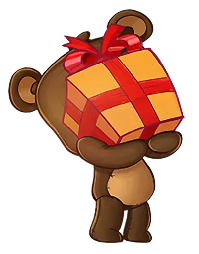 😍 Стикер «Мишка Teddy» для Telegram
