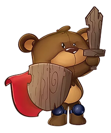 😜 Стикер «Мишка Teddy» для Telegram