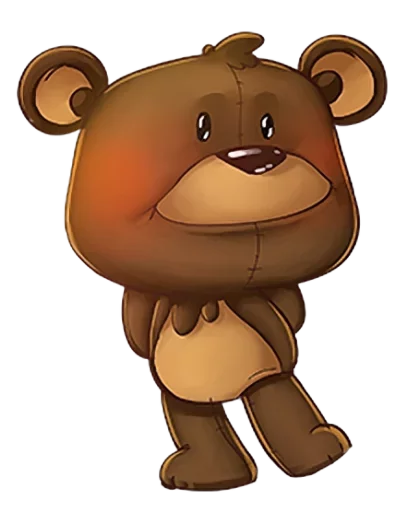 😵 Стикер «Мишка Teddy» для Telegram