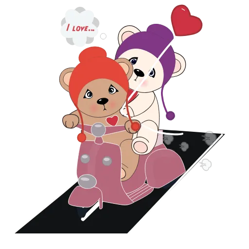 🛵 Стикер «Teddy Tales» для Telegram