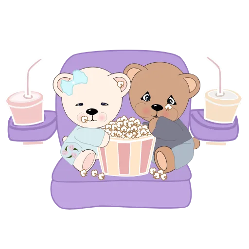 📺 Стикер «Teddy Tales» для Telegram