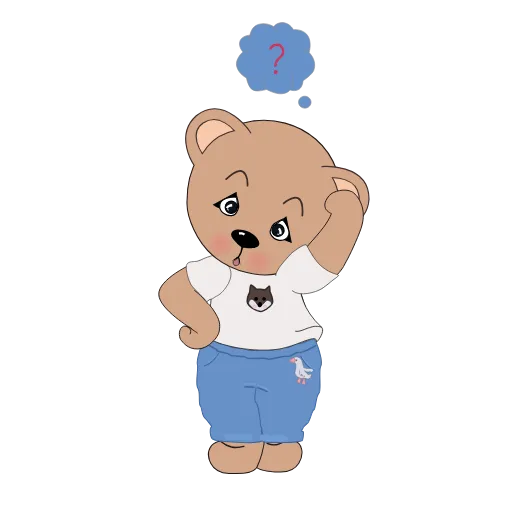 ❓ Стикер «Teddy Tales» для Telegram