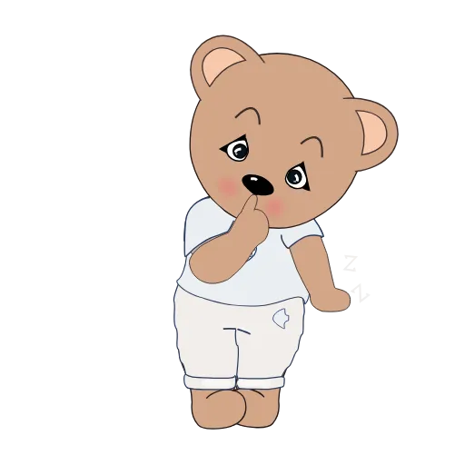 🙊 Стикер «Teddy Tales» для Telegram
