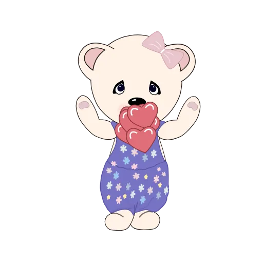 🥰 Стикер «Teddy Tales» для Telegram