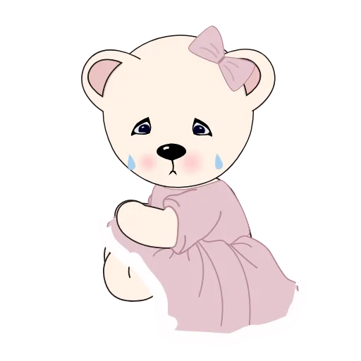 😭 Стикер «Teddy Tales» для Telegram
