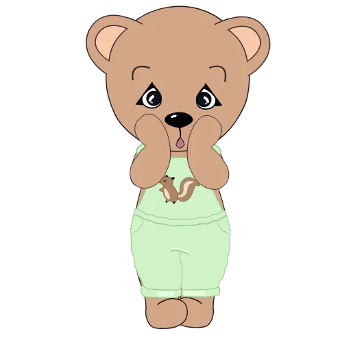 🙀 Стикер «Teddy Tales» для Telegram