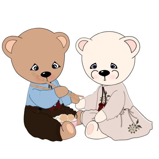 😋 Стикер «Teddy Tales» для Telegram