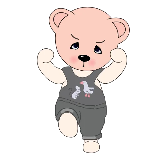 🤬 Стикер «Teddy Tales» для Telegram