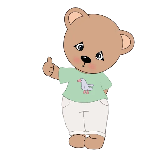 👍 Стикер «Teddy Tales» для Telegram