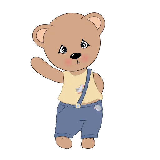 👋 Стикер «Teddy Tales» для Telegram