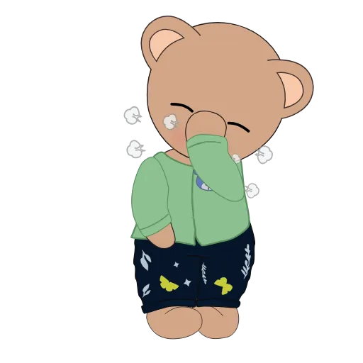 😫 Стикер «Teddy Tales» для Telegram