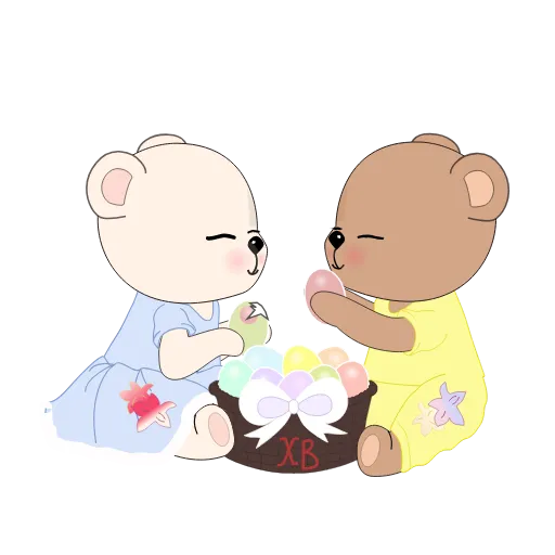 🥚 Стикер «Teddy Tales» для Telegram