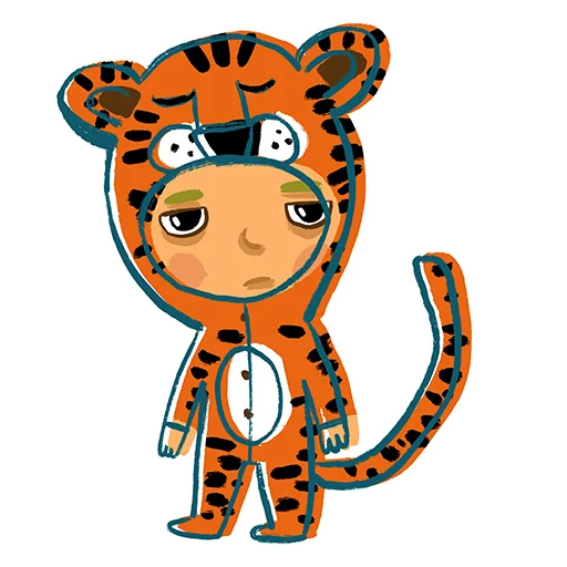 🐯 Стикер «Teen» для Telegram