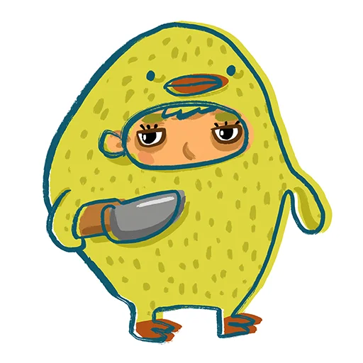 😠 Стикер «Teen» для Telegram