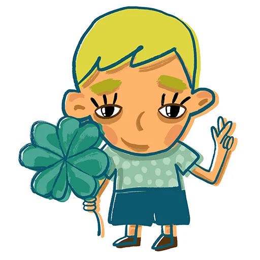 🍀 Стикер «Teen» для Telegram