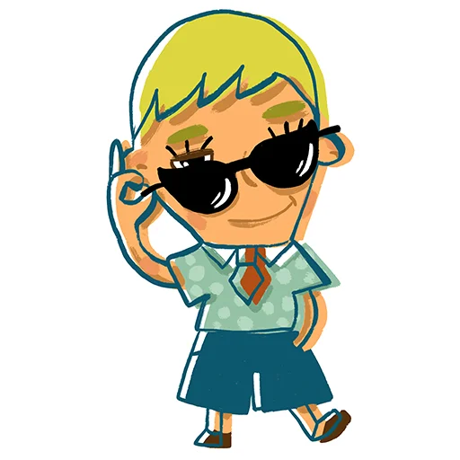 😎 Стикер «Teen» для Telegram