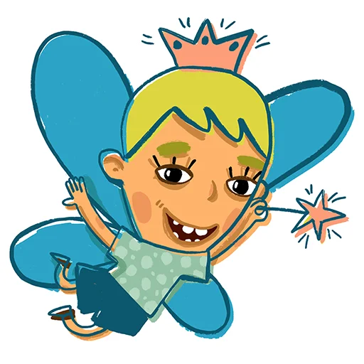 🧚‍♀️ Стикер «Teen» для Telegram