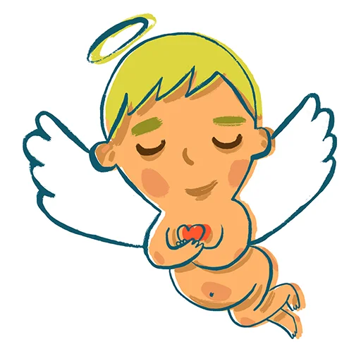 ❤️ Стикер «Teen» для Telegram