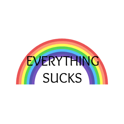 🌈 Стикер «паника» для Telegram