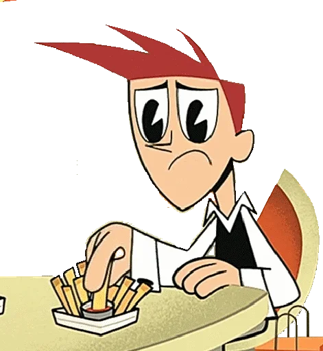 🍟 Стикер «teen robot background pers» для Telegram