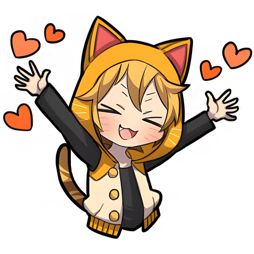 🥰 Стикер «Тигренок» для Telegram
