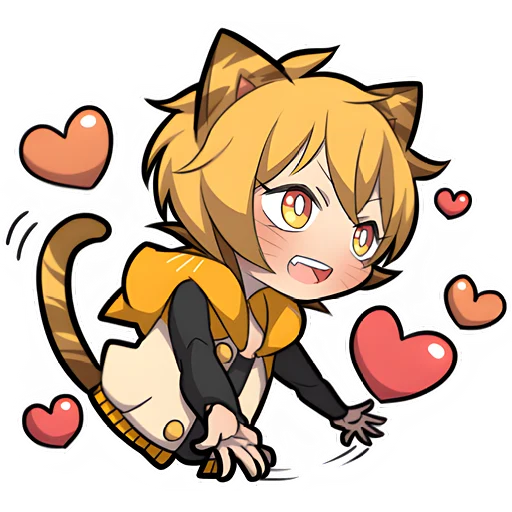 🥰 Стикер «Тигренок» для Telegram
