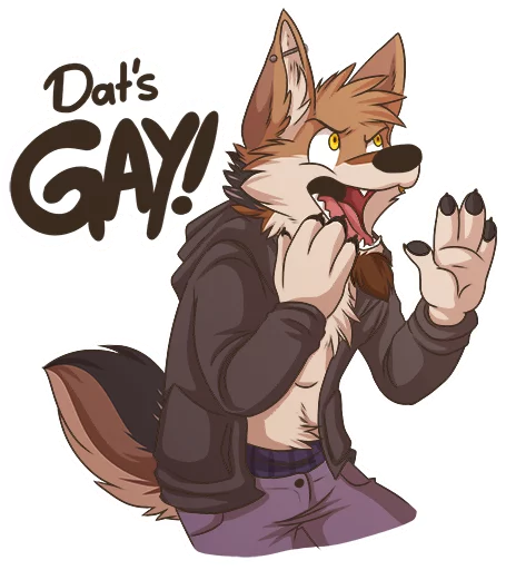 🌈 Стикер «TehJackal» для Telegram