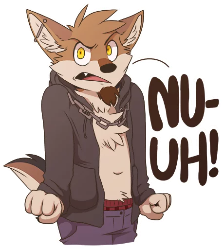😒 Стикер «TehJackal» для Telegram