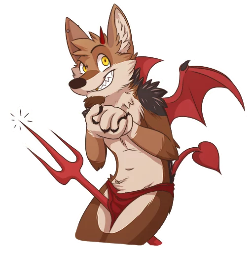 😈 Стикер «TehJackal» для Telegram