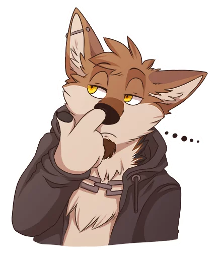 👆 Стикер «TehJackal» для Telegram