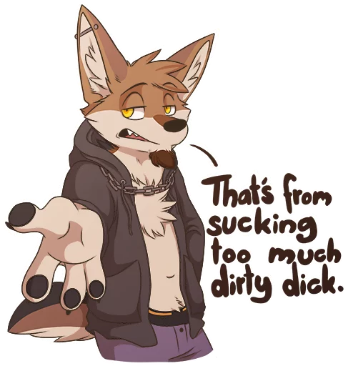 😗 Стикер «TehJackal» для Telegram