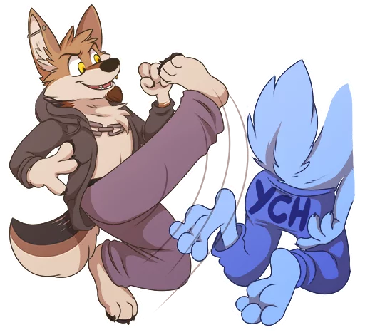 👊 Стикер «TehJackal» для Telegram