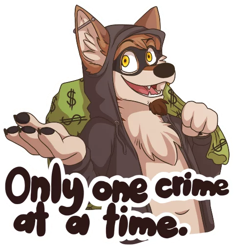 💰 Стикер «TehJackal» для Telegram