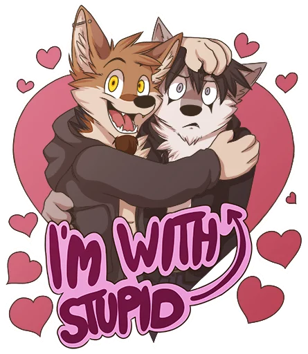 👬 Стикер «TehJackal» для Telegram