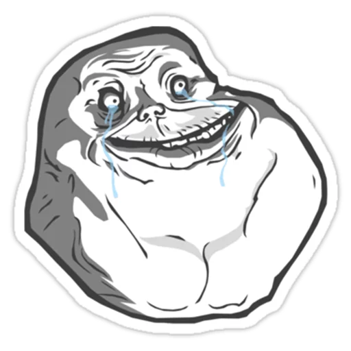 😞 Стикер «Telerage» для Telegram