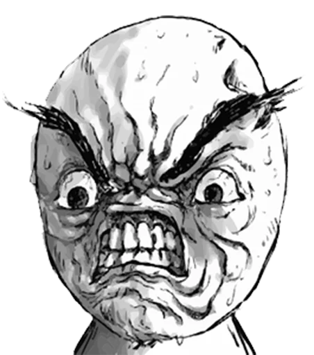 😤 Стикер «Telerage» для Telegram