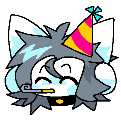 🥳 Стикер «temmie» для Telegram
