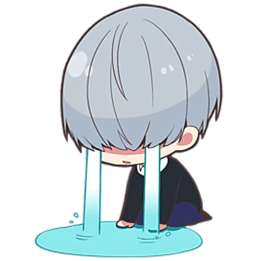 😭 Стикер «Темный-Кун 4» для Telegram
