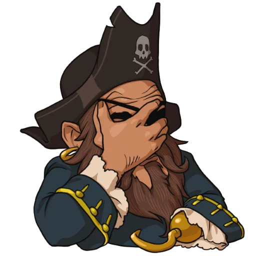 😕 Стикер «Tempest Pirate Action RPG Stickers» для Telegram