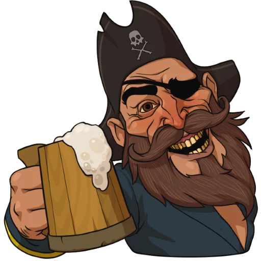 👊 Стикер «Tempest Pirate Action RPG Stickers» для Telegram
