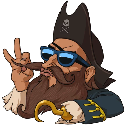 😎 Стикер «Tempest Pirate Action RPG Stickers» для Telegram
